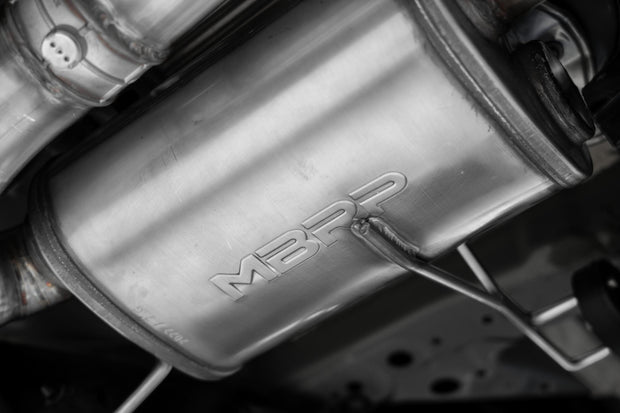 2024-up Acura Integra Type-S 2.0L 3 Inch Cat-Back Exhaust System, Armor Pro T304 Stainless Steel Triple Center Outlet with Carbon Fiber Tips, Active Exhaust, MBRP