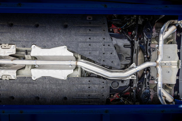 2022-2024 Honda Civic Sport Touring 1.5L Turbo Hatchback Armor Lite 3 Inch Cat-Back 2.5 Inch Dual Split Rear with Quad Polished Tips MBRP