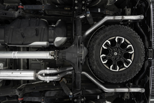 2022-2025 Chevrolet/GMC 1500 Silverado/Sierra ZR2/ ATX4 6.2L Armor Pro T304 Stainless Steel 3 Inch Cat-Back 2.5 Inch Dual Rear Turn Down MBRP