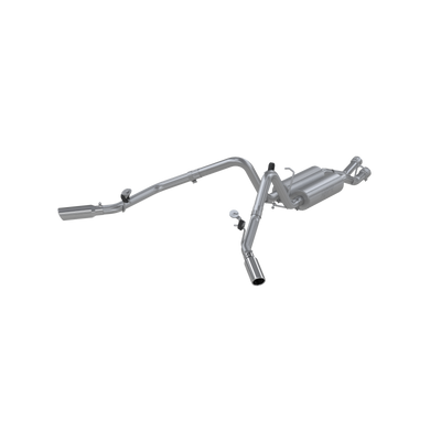 Silverado/Sierra Cat Back Exhaust System Dual Split Side Armor Plus, Chevrolet/GMC 2500 HD 6.0L EC-SB and 2007 2500HD Classic 6.0L EC-SB MBRP