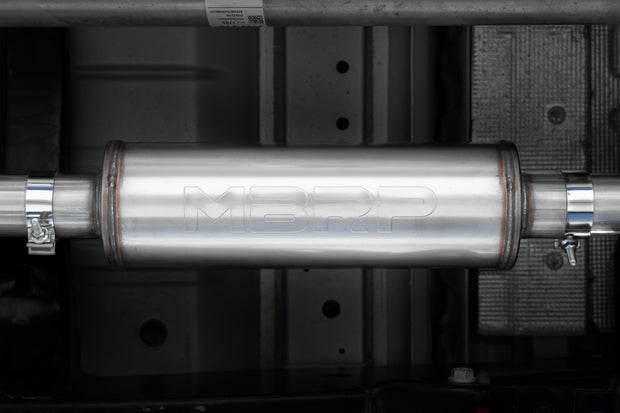 2023-Up Chevrolet/GMC Colorado/Canyon 2.7L Aluminized Steel 3 Inch Cat-Back Exhaust Single Side Exit with Tip Armor Lite MBRP