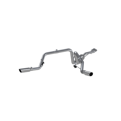Cat Back Exhaust System Dual Split Side Aluminized Steel For 03-07 Silverado/Sierra 1500 Classic 4.8/5.3L Ext/Crew Cab MBRP
