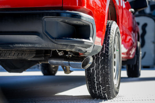 2019-Present Silverado/Sierra 1500 2.7L T304 Stainless Steel 3 Inch Cat-Back, Single Side Exit, Armor Pro MBRP