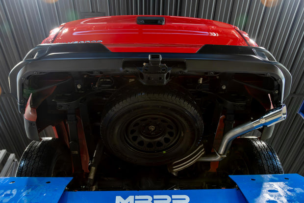 2019-Present Silverado/Sierra 1500 2.7L T304 Stainless Steel 3 Inch Cat-Back, Single Side Exit, Armor Pro MBRP