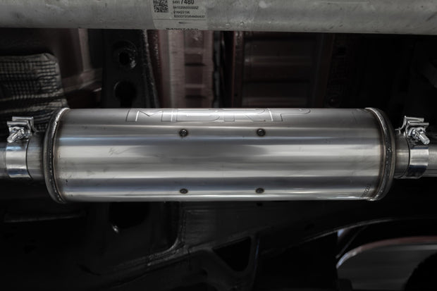 2019-Present Silverado/Sierra 1500 2.7L T304 Stainless Steel 3 Inch Cat-Back, Single Side Exit, Armor Pro MBRP