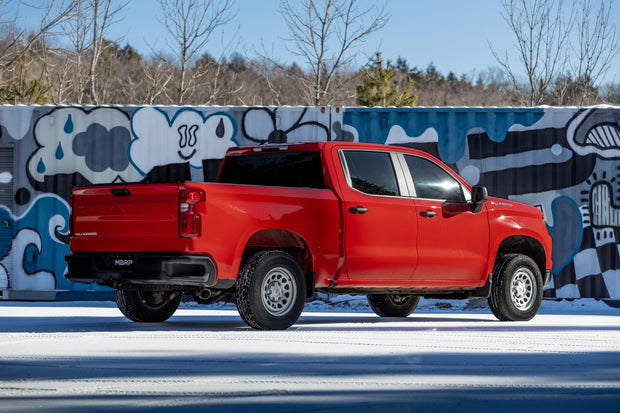 2019-Present Silverado/Sierra 1500 2.7L Aluminized Steel 3 Inch Cat-Back Single Side Exit Armor Lite MBRP