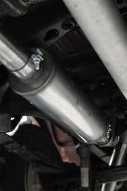 2019-Present Silverado/Sierra 1500 2.7L Black-Coated Aluminized Steel 3 Inch Cat-Back Single Side Exit Armor BLK MBRP