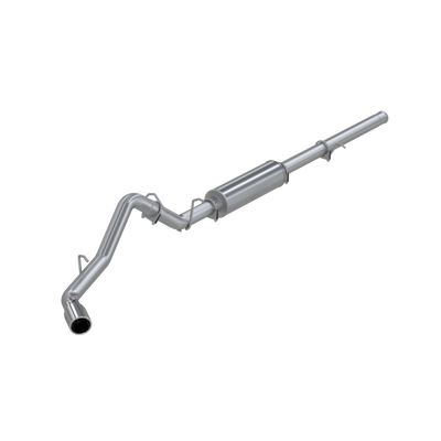 Cat Back Exhaust System Single Side Aluminized Steel For 09-13 Silverado/Sierra 1500 4.8/5.3/6.0L RC/Extended Cab/Crew Cab MBRP