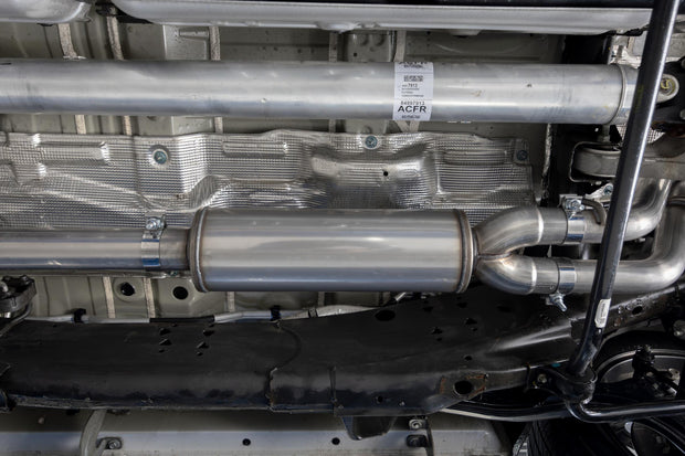 21-Present Chevrolet/GMC Tahoe/Yukon 3 Inch Cat Back Dual Split Rear Exhaust System, Armor Pro T304SS with Quad Carbon Fiber Tips MBRP