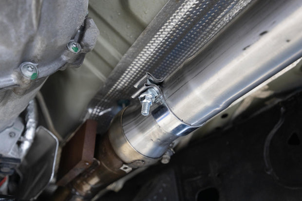 21-Present Chevrolet/GMC Suburban/Yukon XL 3 Inch Cat Back Dual Split Rear Exhaust System, Armor Lite Aluminized Steel with Quad Tips MBRP