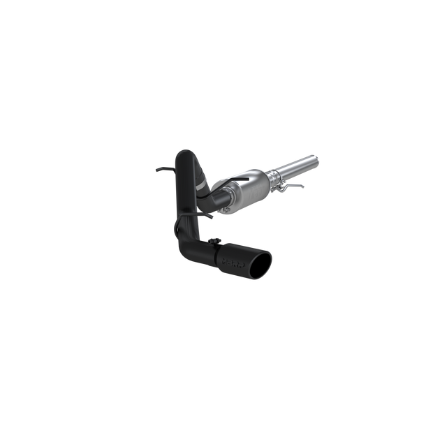 3 Inch Cat Back Exhaust System Single Side Exit Black Coated For 14-18 Silverado/Sierra 1500 MBRP