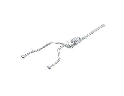 2025 Ram 1500 3.0L SST SO Armor Pro 3 inch Cat-back 2.5 Inch Dual Split Rear Exhaust with Polished Tips MBRP