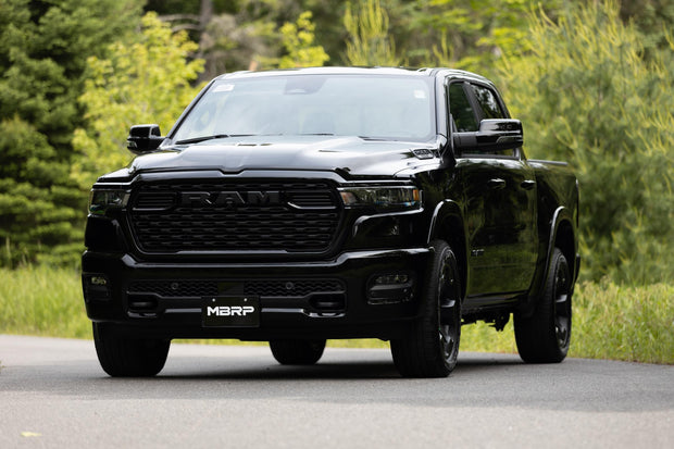 2025 Ram 1500 3.0L SST SO Armor Pro 3 inch Cat-back 2.5 Inch Dual Split Rear Exhaust with Polished Tips MBRP