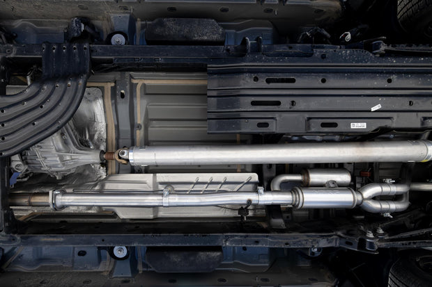 2025 Ram 1500 3.0L SST SO Armor Lite 3 inch Cat-back 2.5 Inch Dual Split Rear Exhaust with Polished Tips MBRP