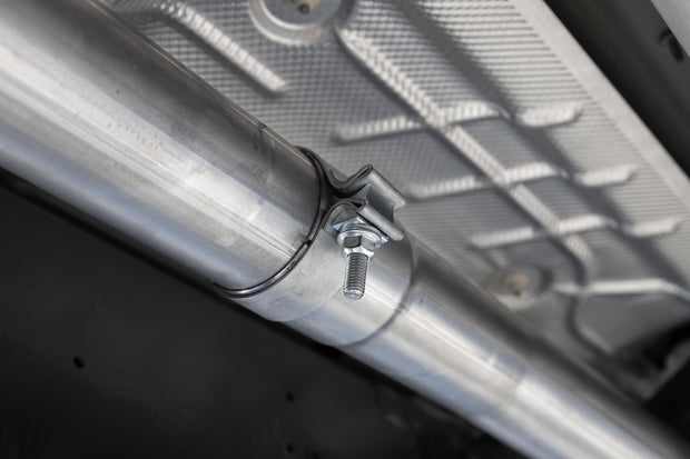 2025 Ram 1500 3.0L SST SO Armor Lite 3 inch Cat-back 2.5 Inch Dual Split Rear Exhaust with Polished Tips MBRP