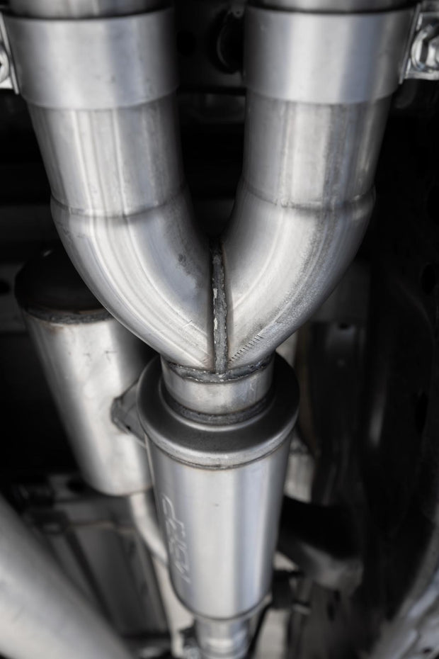2025 Ram 1500 3.0L SST SO Armor Lite 3 inch Cat-back 2.5 Inch Dual Split Rear Exhaust with Polished Tips MBRP