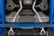 Axle-Back 2.5 inch Dual Rear Quad Carbon Fiber Tips (4) 4.0 inch OD Dual Out Explorer 20-Up Lincoln Aviator MBRP