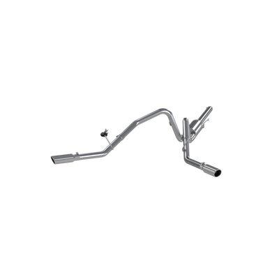 3 Inch Cat Back Exhaust System Dual Split Side Aluminized Steel For 04-08 Ford F-150 MBRP