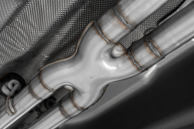 Cat-Back 2.5 inch Dual Rear Quad Tips Aluminized Steel 20-Up Explorer/Aviator MBRP