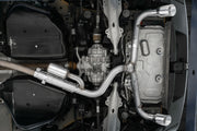 21-Up Ford Bronco Sport 2.0L EcoBoost Aluminized Steel 2.5 Inch Resonator-Back Dual Split Rear Exit MBRP Exhaust System
