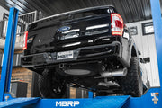 21-Up Ford F-150 4 Inch Cat Back Single Side Race Version Aluminized Steel Exhaust System MBRP