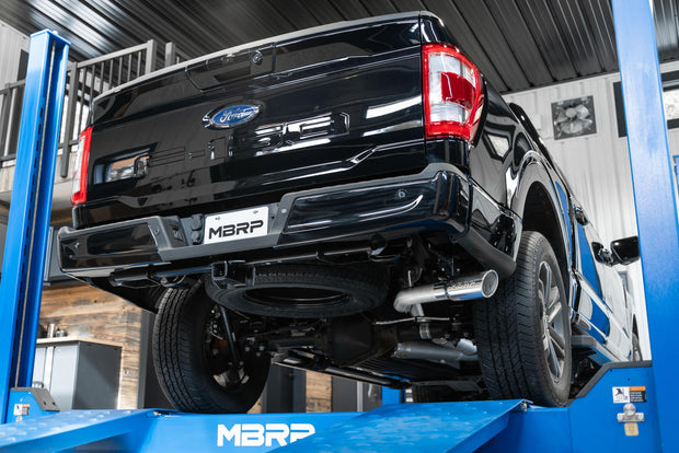 21-Up Ford F-150 Armor Pro Series T304 Stainless Steel 3 Inch Cat-Back Single Side Exhaust System MBRP