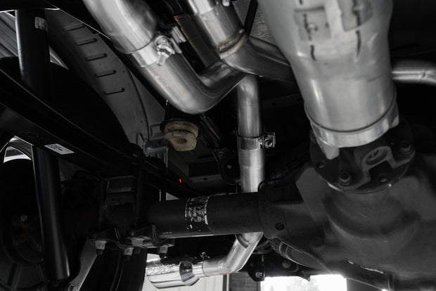 21-Up Ford F-150 Aluminized Steel 3 Inch Cat-Back 2.5 Inch Dual Split Side Exhaust System MBRP