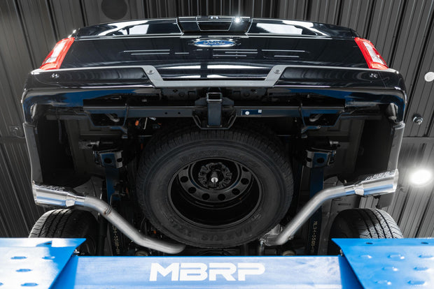 21-Up Ford F-150 Aluminized Steel 3 Inch Cat-Back 2.5 Inch Dual Split Side Exhaust System MBRP