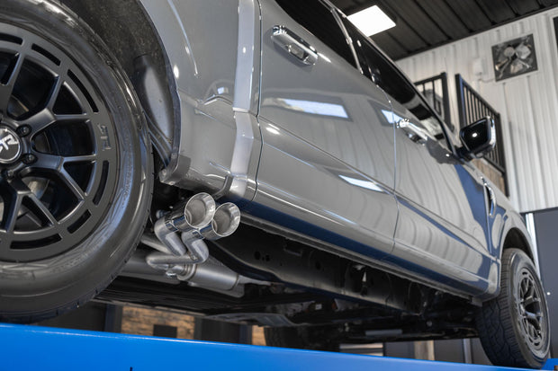 3 inch Cat-Back 2.5 inch Dual Pre-Axle (Race Profile) Black Coated  21-Up F-150 MBRP