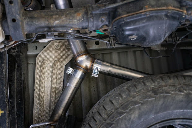 Ford 3 Inch Cat Back Exhaust System Dual Split Rear Exit For 19-23 Ford Ranger Ecoboost 2.3L MBRP