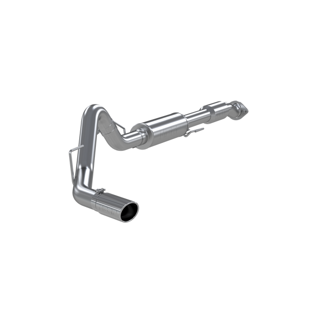 3 1/2 Inch Cat Back Exhaust System Single Exit For 11-14 Ford F-150 Raptor 6.2L Crew Cab/Short Bed Extended Cab Short Bed Aluminized Steel MBRP