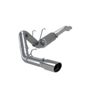 Ford 4 Inch Exhaust Resonator Back Single Side Armor Pro For 17-Up Ford F250/F350 MBRP