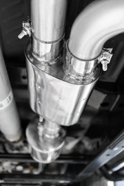 3 Inch Cat Back Exhaust System For 15-20 Ford F-150 Pre Axle Dual Outlet Aluminized Steel Street Version MBRP