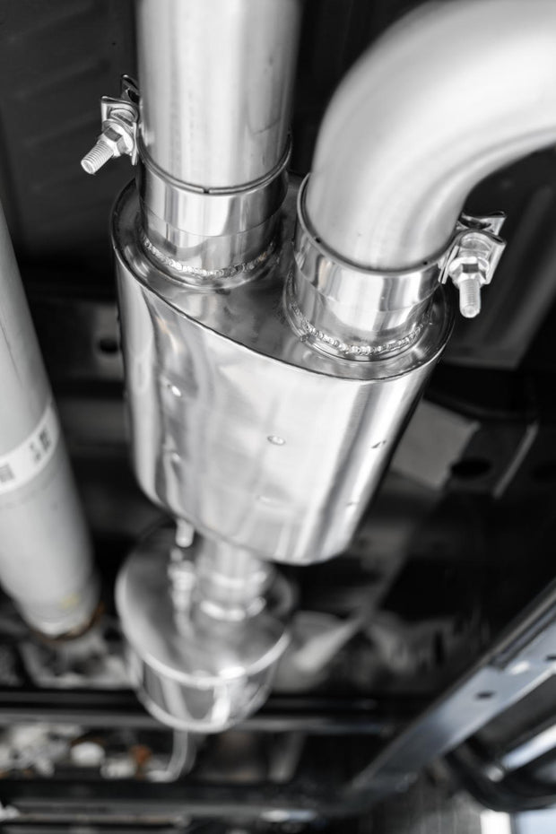 3 Inch Cat Back Exhaust System For 15-20 Ford F-150 Pre Axle Dual Outlet Aluminized Steel Street Version MBRP