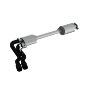 3 Inch Cat Back Exhaust System Pre-Axle Dual Outlet Black Coated Street Version For 15-20 Ford F-150 MBRP