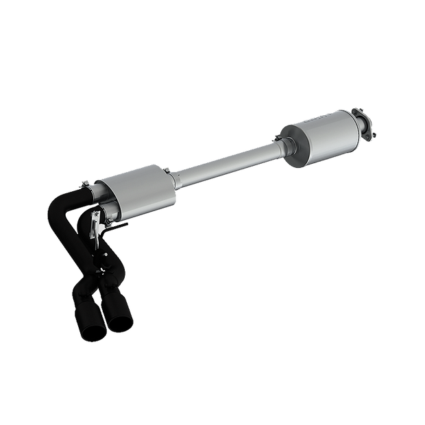 3 Inch Cat Back Exhaust System Pre-Axle Dual Outlet Black Coated Street Version For 15-20 Ford F-150 MBRP