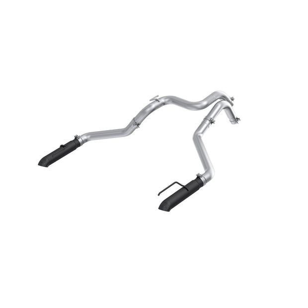 24-Present Ford Ranger Raptor 3.0L EcoBoost, Armor BLK 3-Inch Axle-Back Dual Rear Turn-Down MBRP