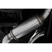 2022-Up Toyota Tundra 3.4L T304 Stainless Steel 2.5 Inch Dual Cat-Back Single Side Exit MBRP 