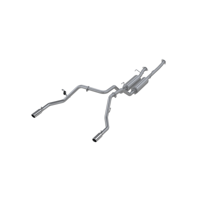 Cat Back Exhaust System Dual Split Rear Aluminized Steel For 09-21 Toyota Tundra 5.7L MBRP