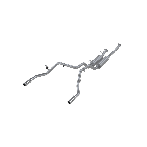 Cat Back Exhaust System Dual Split Rear Aluminized Steel For 09-21 Toyota Tundra 5.7L MBRP