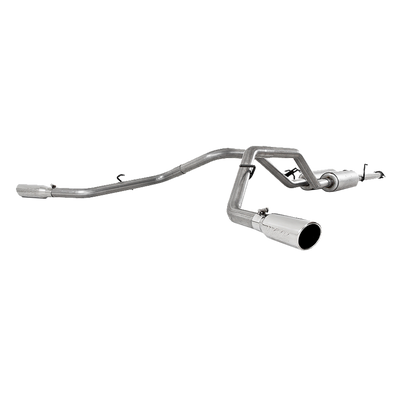 Cat Back Exhaust System Dual Split Side T409 Stainless Steel For 09-21 Toyota Tundra MBRP