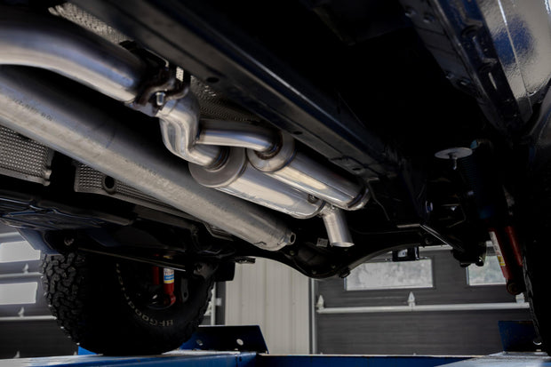 2024-Up Toyota Tacoma 2.4L Armor Pro 3-Inch Cat-Back Pre-Axle Turn Down, MBRP