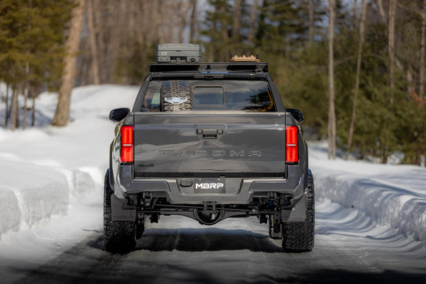 2024-Up Toyota Tacoma 2.4L Armor Lite 3-Inch Cat-Back Pre-Axle Turn Down, MBRP