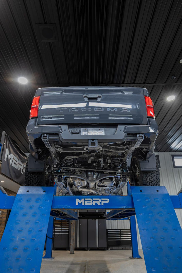 2024-Up Toyota Tacoma 2.4L Armor Lite 3-Inch Cat-Back Pre-Axle Turn Down, MBRP
