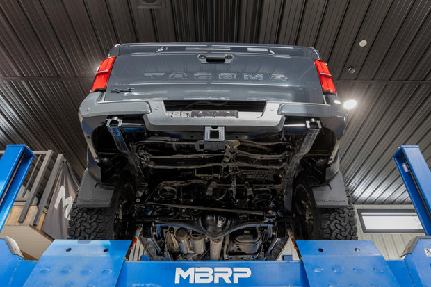 2024-Up Toyota Tacoma 2.4L Armor Lite 3-Inch Cat-Back Pre-Axle Turn Down, MBRP