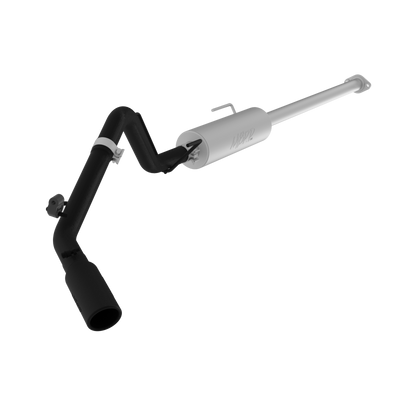 Cat Back Exhaust System Single Side Black-Coated Aluminized Steel For 05-15 Toyota Tacoma 4.0L Extended Cab/Crew Cab MBRP