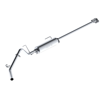 Cat Back Exhaust System Single Side Aluminized Steel, No Tip, For 05-15 Toyota Tacoma MBRP