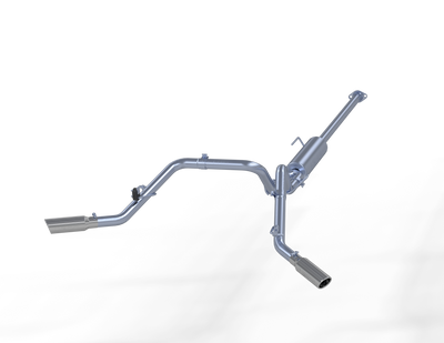 Cat Back Exhaust System Dual Split Side Aluminized Steel For 05-15 Toyota Tacoma MBRP