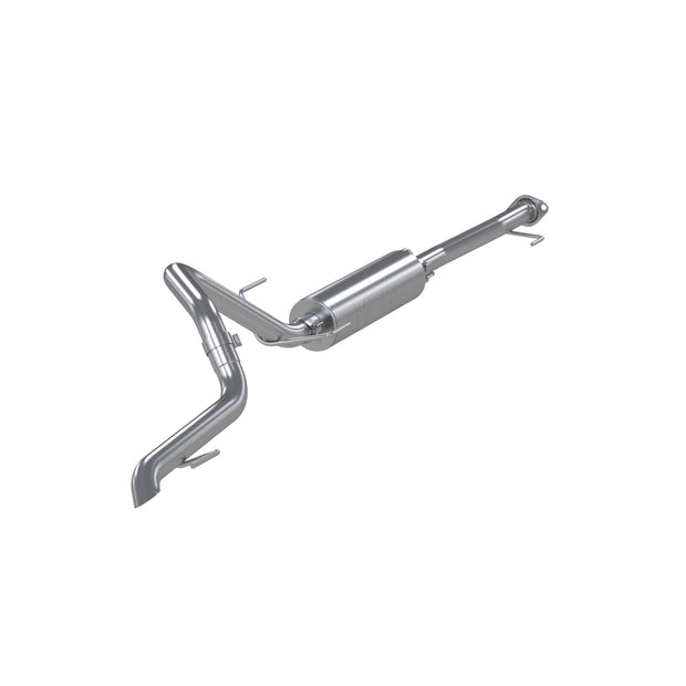 03-24 Toyota 4Runner 11-16 Toyota Land Cruiser Prado Armor Pro T304 Stainless Steel 2.5 Inch Cat-Back High Clearance Turn Down Single Rear Exit MBRP Exhaust System