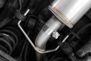 03-24 Toyota 4Runner 11-16 Toyota Land Cruiser Prado Armor Pro T304 Stainless Steel 2.5 Inch Cat-Back High Clearance Turn Down Single Rear Exit MBRP Exhaust System